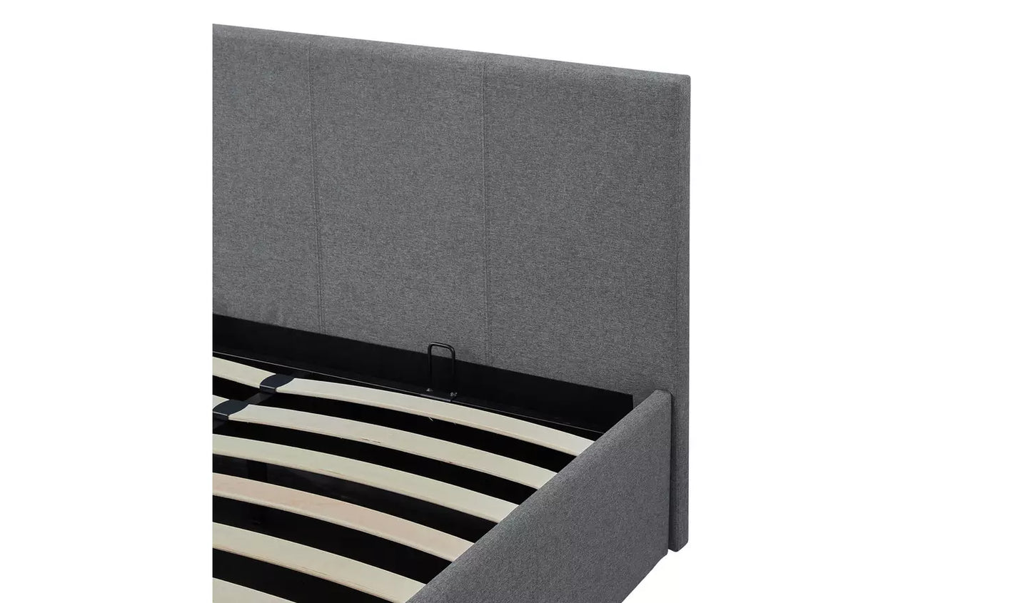 Assembled Heathdon Small Double End Lift Ottoman Bed - Grey